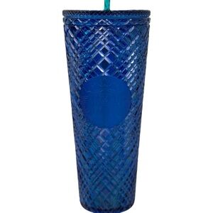 NWT Starbucks 2022 Holiday Jewel Iridescent Venti 24oz Tumbler Blue